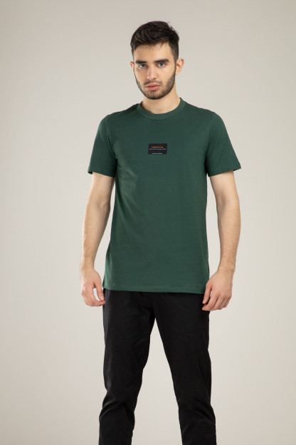 T-shirt qisqa qisma Terra Pro, erkaklar uchun, paxta yashil XL SS21CA2N-25-10006