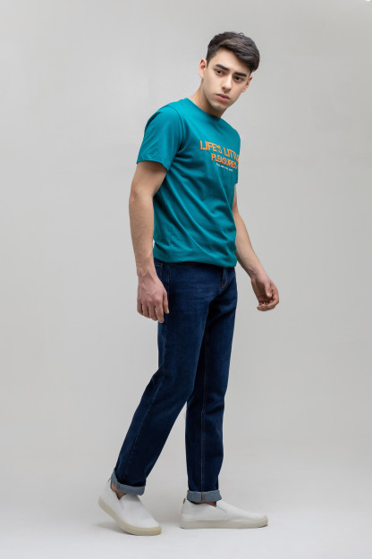 T-shirt qisqa qisma Terra Pro, erkaklar uchun, paxta yashil XL SS21CA2N-25-39-9689