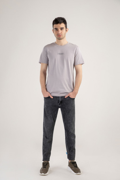 T-shirt qisqa qisma Terra Pro, erkaklar uchun, paxta Grey S SS21CA2N-25-40-9541