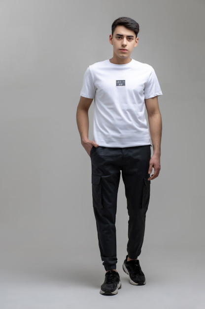 T-shirt qisqa qisma Terra Pro, erkaklar uchun, paxta oq M SS21CA2N-25-1-9546