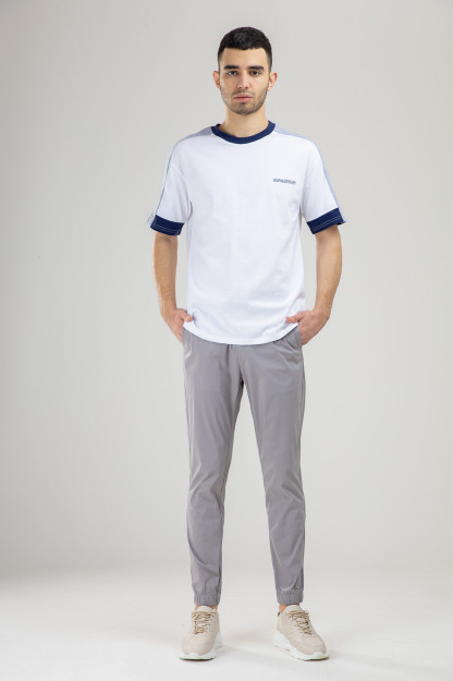 T-shirt qisqa qisma Terra Pro, erkaklar uchun, paxta oq S SS21CA2N-25-1-9756