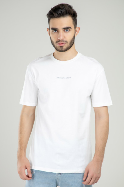 T-shirt qisqa qisma Terra Pro, erkaklar uchun, paxta oq XXL SS21CA2N-25-10275