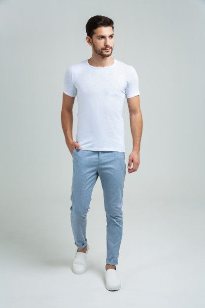 T-shirt qisqa qisma Terra Pro, erkaklar uchun, paxta oq XXL SS20CA2N-25-1-7708