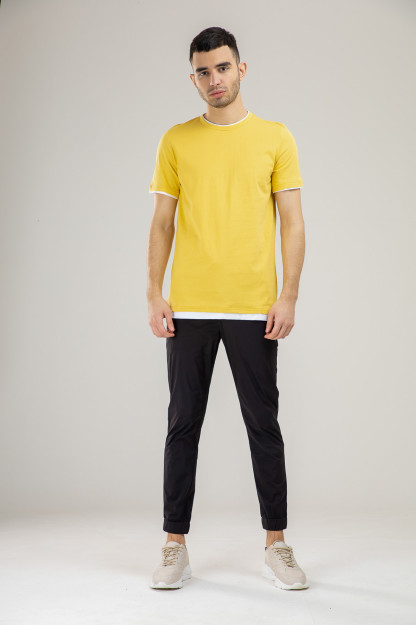T-shirt qisqa qisma Terra Pro, erkaklar uchun, paxta sariq L SS21CA2N-25-15-9536