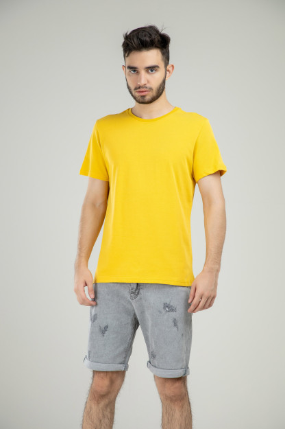 T-shirt qisqa qisma Terra Pro, erkaklar uchun, paxta sariq XL SS21CA2N-25-10049