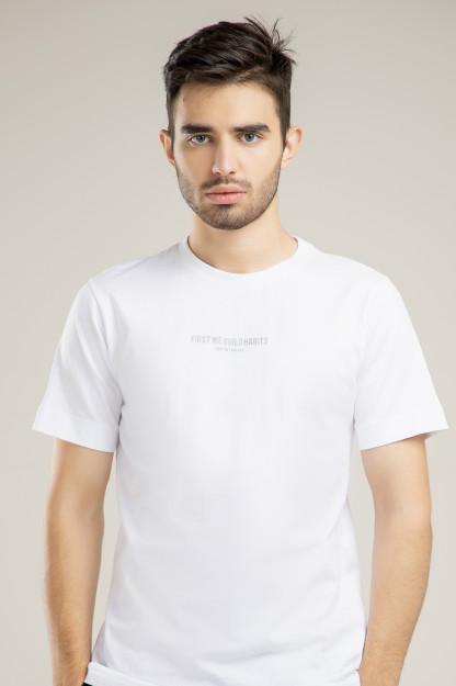 T-ko'ylak qisqa qisma oq XXL SS21CA2N-25-10499