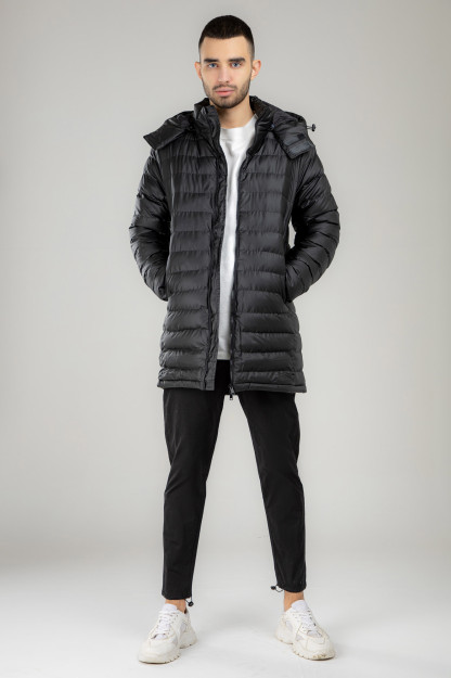 Jacket uzoq uzunligi Terra Pro, erkaklar uchun, yomg'ir qora S AW21CA1N-12-10207
