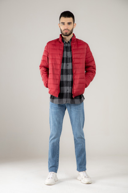 Ko'ylagi qisqa uzunligi Terra Pro, erkaklar uchun, polyester Dark Red XXL AW21CA1N-12-10102