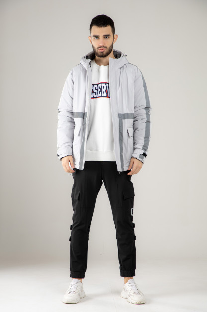 Куртка Средняя Длина Terra Pro, для мужчин, плащевка Black S AW20CA1N-12-4-9094