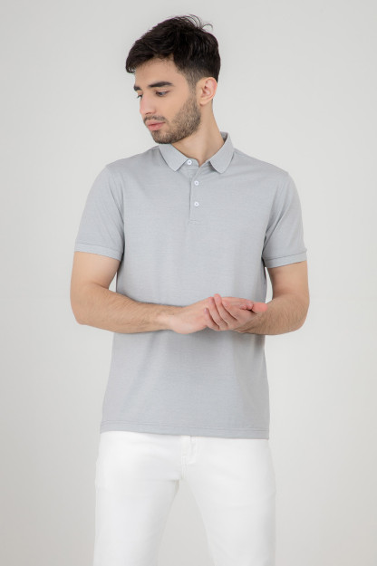Polo qisqa qisma bej XL SS22CA2N-17-14-11381