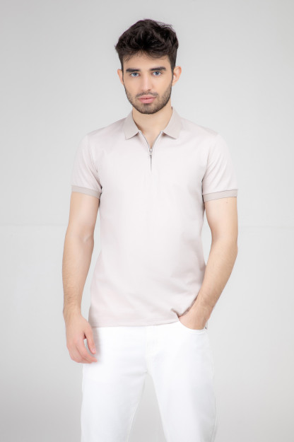 Поло короткий рукав Beige XL SS22CA2N-17-14-11046