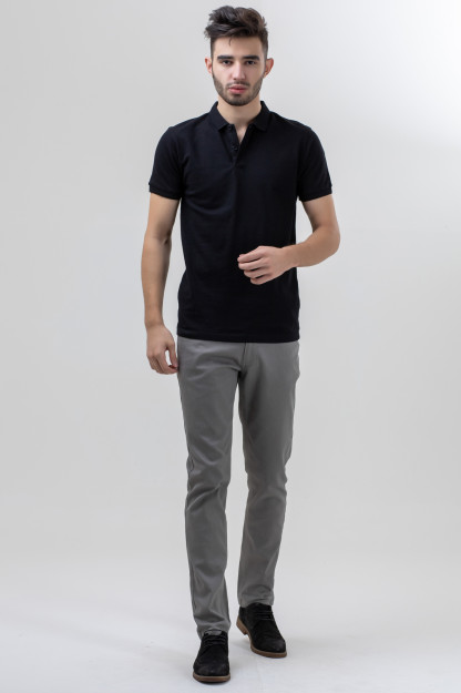 Polo qisqa qisma qora XL AW20CA2N-17-4-8961