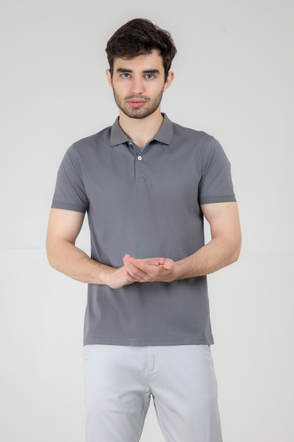 Polo qisqa qisma Dark Grey M SS22CA2N-17-2-10803