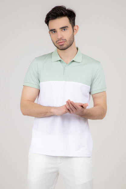 Polo qisqa qisma yashil XXL SS22CA2N-17-39-11055