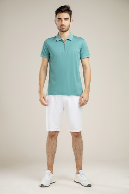 Polo qisqa qisma yashil XXL SS21CA2N-17-10494