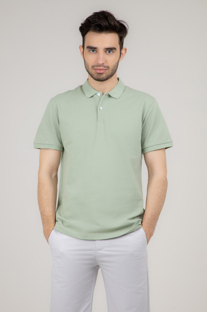 Polo qisqa qisma yashil XXL SS22CA2N-17-39-11376