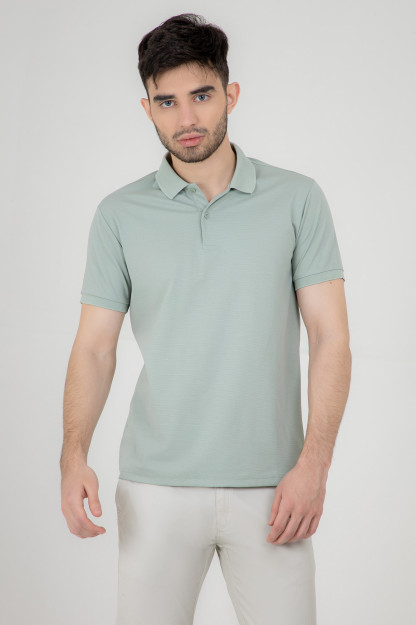 Polo qisqa qisma yashil XXL SS22CA2N-17-39-10917