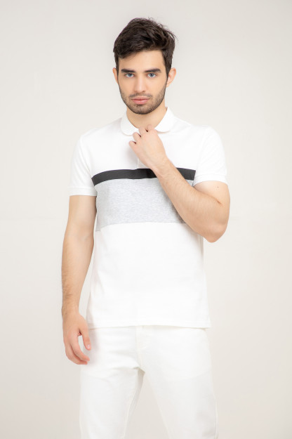 Polo qisqa qisma kulrang XXL SS22CA2N-17-40-11769