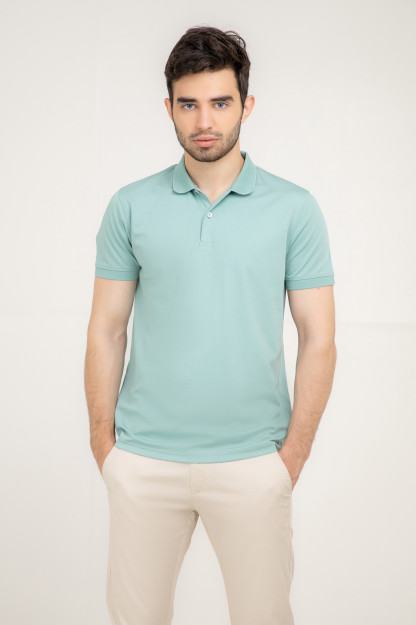 Polo qisqa qisma Menthol S SS22CA2N-17-59-10814