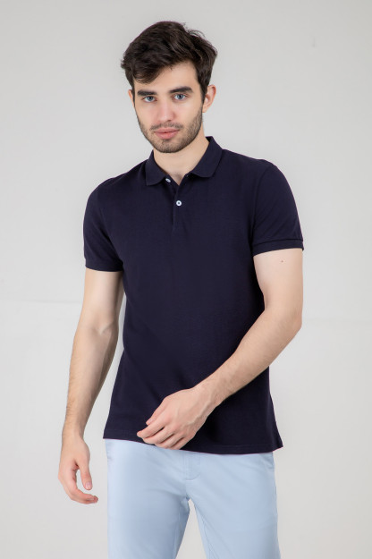 Polo qisqa qisma Navy XL SS22CA2N-17-7-10841