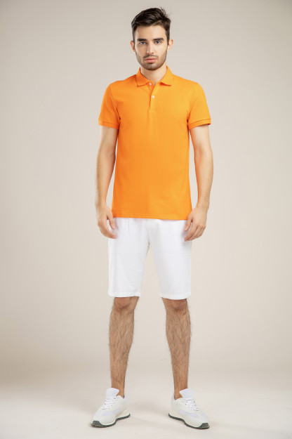 Polo qisqa qisma apelsin XL SS21CA2N-17-10312