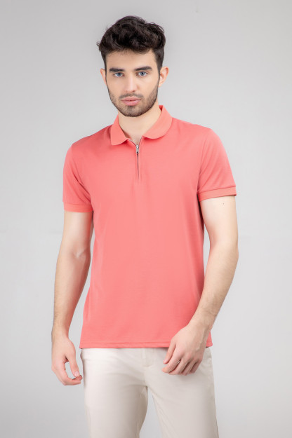 Polo qisqa qisma pushti L SS22CA2N-17-9-11649
