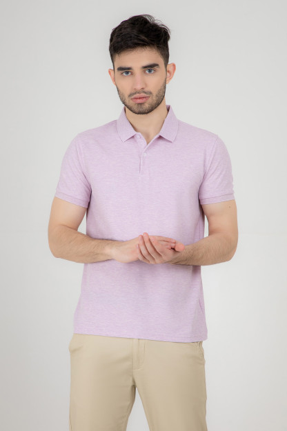 Polo qisqa qisma pushti S SS22CA2N-17-9-10941