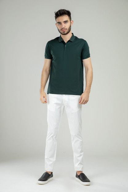 Polo qisqa qisma Terra Pro, erkaklar uchun, mercerized paxta yashil L SS21CA2N-17-10122