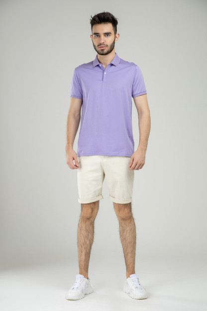 Поло Короткий Рукав Terra Pro, для мужчин, мерсеризованный хлопок Lilac S SS21CA2N-17-10122