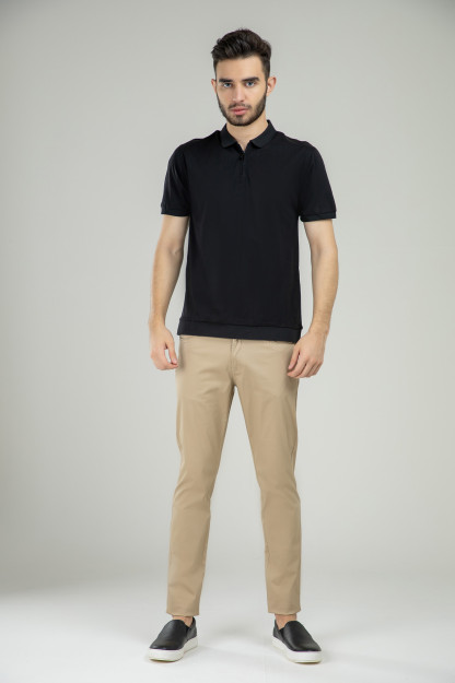 Поло Короткий Рукав Terra Pro, для мужчин, мерсиризированный хлопок Black S SS21CA2N-17-10296