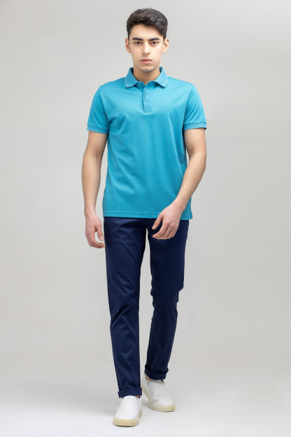 Поло Короткий Рукав Terra Pro, для мужчин, мерсиризированный хлопок Blue XL SS21CA2N-17-5-9634