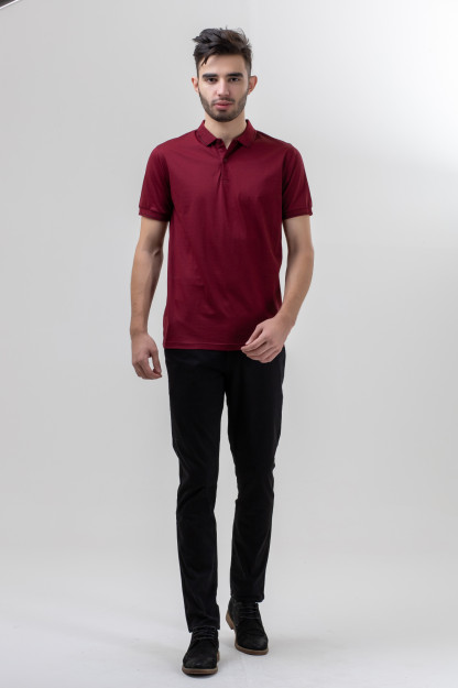 Поло Короткий Рукав Terra Pro, для мужчин, мерсиризированный хлопок Dark Red L AW20CA2N-17-13-8966