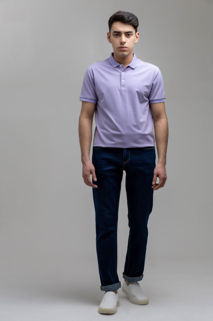 Polo qisqa qisma Terra Pro, erkaklar uchun, mercirized paxta Lilac M SS21CA2N-17-10-9771