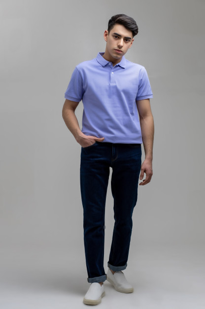 Polo qisqa qisma Terra Pro, erkaklar uchun, paxta Lilac S SS21CA2N-17-10-9626