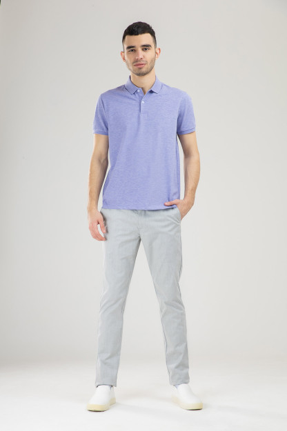 Polo qisqa qisma Terra Pro, erkaklar uchun, paxta Violet M SS21CA2N-17-11-9598