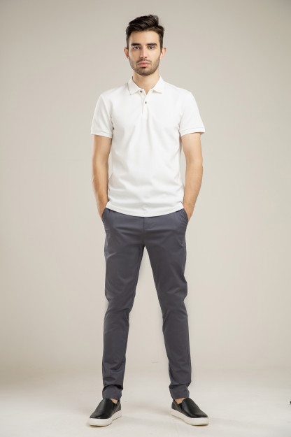 Polo qisqa qisma Terra Pro, erkaklar uchun, paxta oq XXL AW21CA2N-17-10343