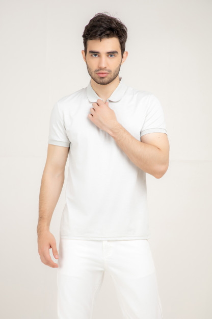 Поло короткий рукав Whisper White S SS22CA2N-17-79-11648