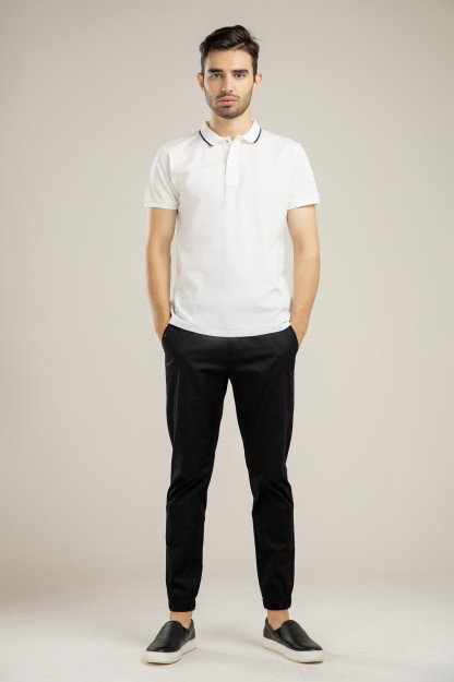 Polo qisqa qisma oq XL SS21CA2N-17-10325