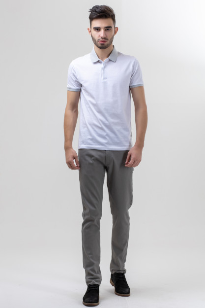 Polo qisqa qisma oq XXL AW20CA2N-17-1-8977