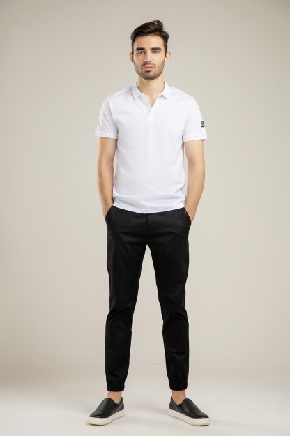 Polo qisqa qisma oq XXL SS21CA2N-17-10445
