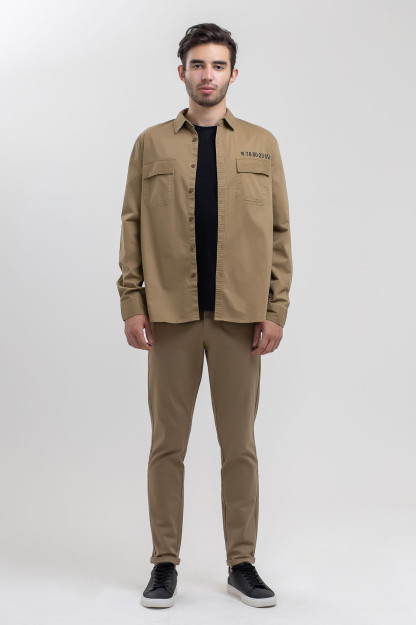Рубашка длинный рукав Beige L AW20CA2N-19-14-8728