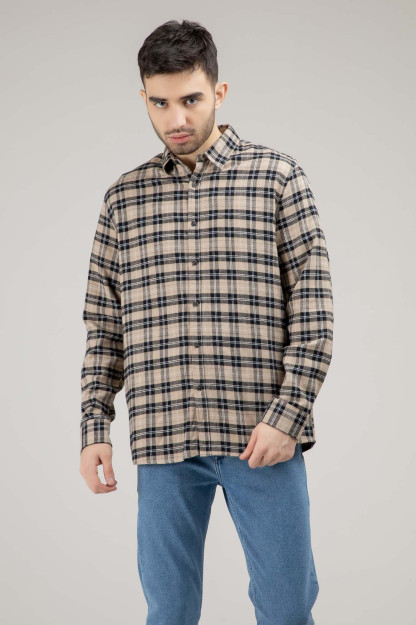 Рубашка длинный рукав Beige XXL SS22CA2N-19-14-11054