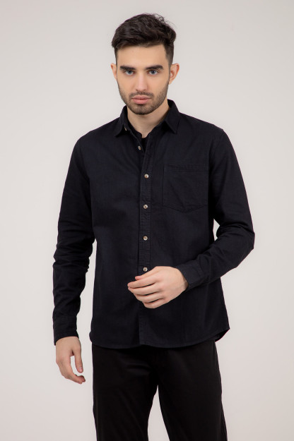 Ko'ylak uzoq qisma qora XL AW21CA2N-19-10353