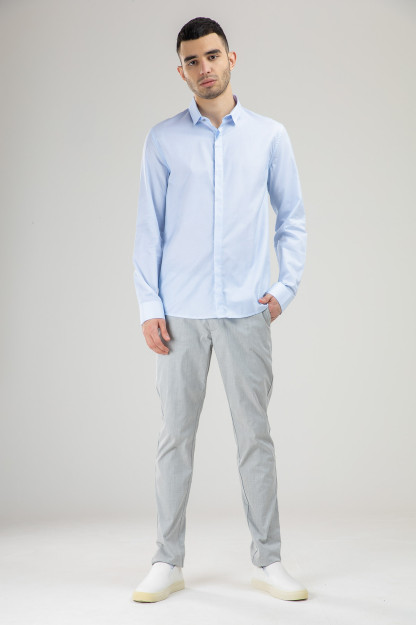 Ko'ylak uzoq qisma ko'k XXL SS21CL2N-19-5-9486