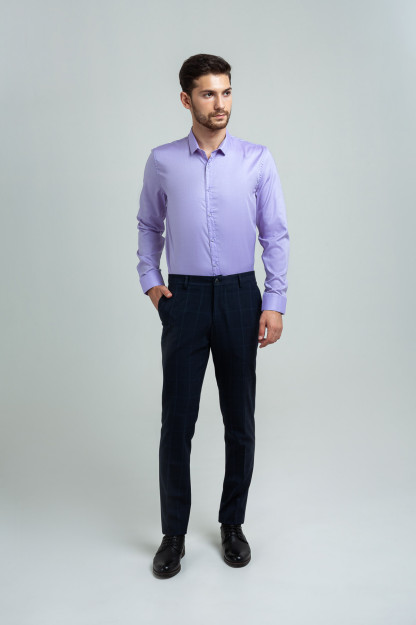 Ko'ylak uzoq qisma Lilac M AW20CL2N-19-10-8587