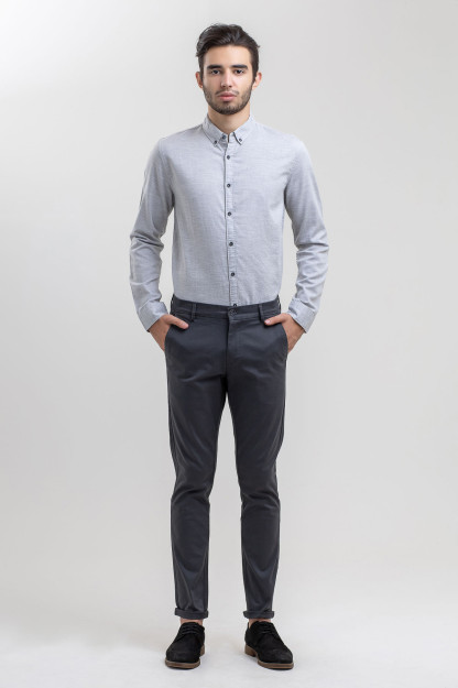 Ko'ylak uzoq qisma Terra Pro, erkaklar uchun, paxta Grey XL AW20CA2N-19-3-8594