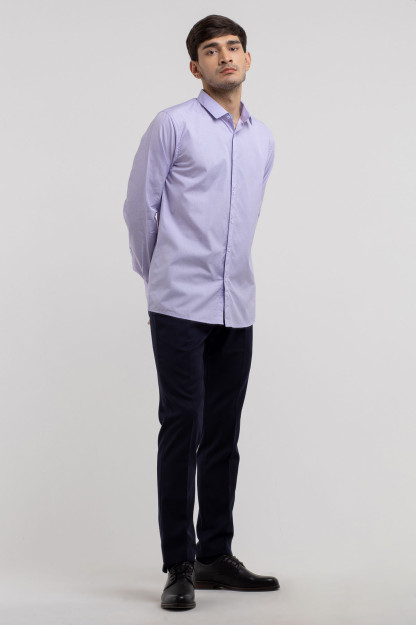Ko'ylak uzoq qisma Terra Pro, erkaklar uchun, paxta Lilac M AW20CL2N-19-10-8940