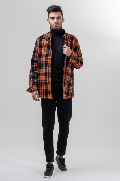 Рубашка Длинный Рукав Terra Pro, для мужчин, хлопок Orange XXL AW20CA2N-19-16-8750