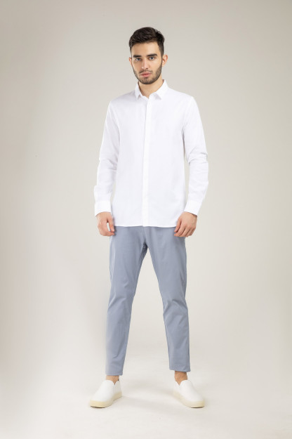 Рубашка длинный рукав White L SS21CL2N-19-1-9479