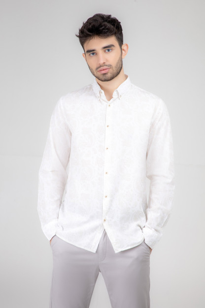 Рубашка длинный рукав White M SS22CA2N-19-1-11471